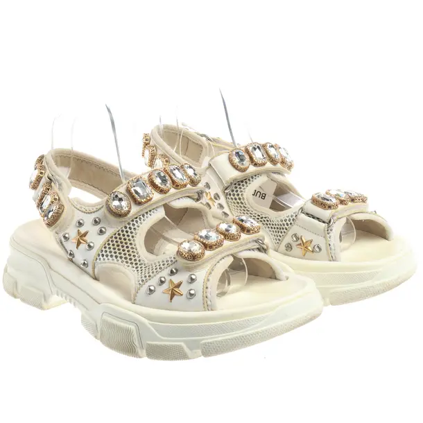 Sandals, in Cream, Gucci