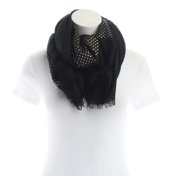 Shawl, in Black, Cotton, Gucci