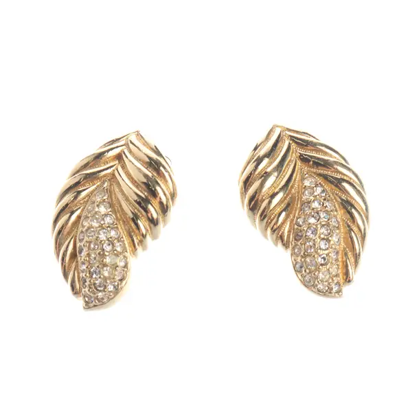 Ohrringe, in Gold, Metall (metallisch, metallisiert), Dior