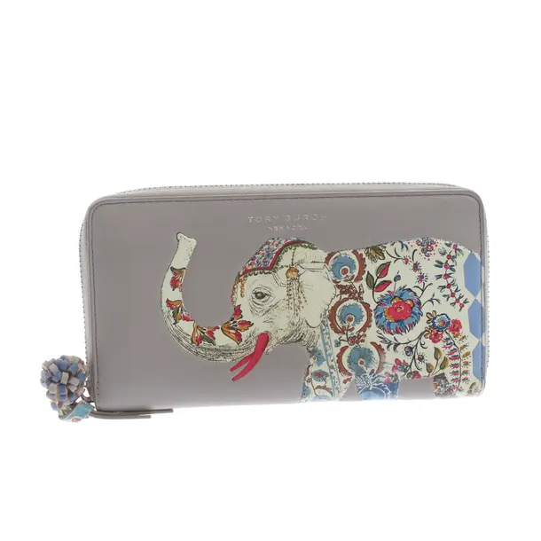 Wallet, in Multicolored, Leather, Tory Burch