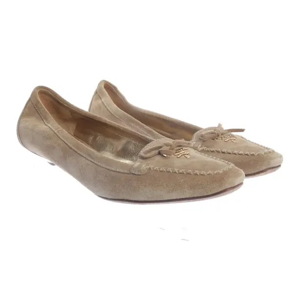 Loafers, in Hellbraun, Prada