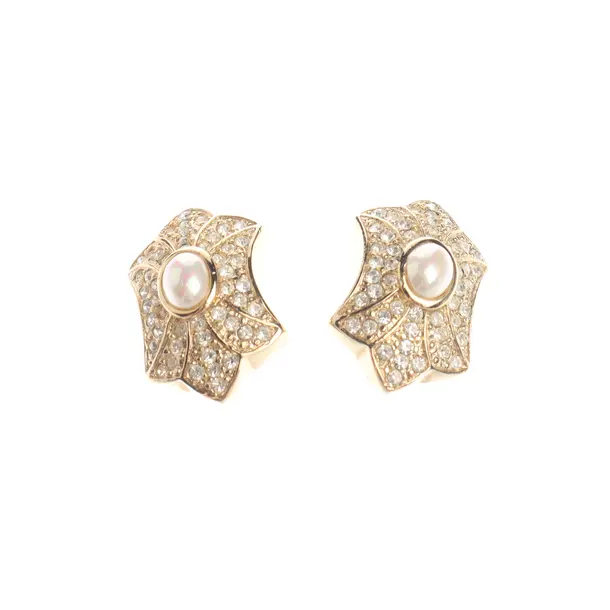 Ohrringe, in Gold, Metall (metallisch, metallisiert), Dior