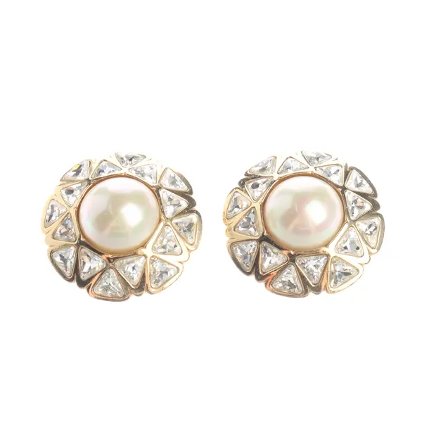 Ohrringe, in Gold, Metall (metallisch, metallisiert), Dior