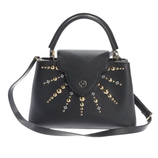 Handbag, in Black, Canvas, Louis Vuitton