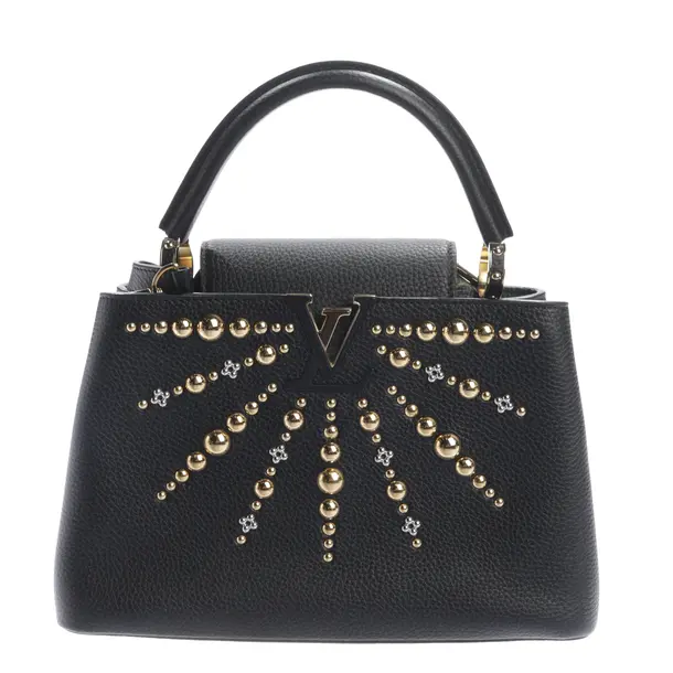 Handtasche, in Schwarz, Canvas, Louis Vuitton