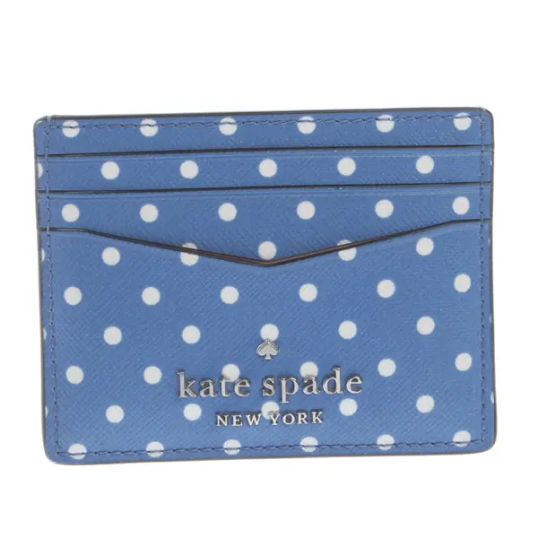 Kartenetui, in Blau, Leder, Kate Spade New York