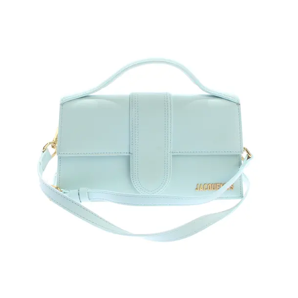 Shoulder Bag, in Light Blue, Leather, Jacquemus