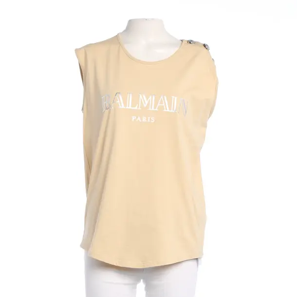 Shirt, in Light Brown, Cotton, Balmain