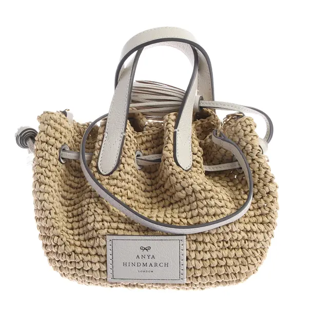 Handbag, in Yellow, Paper/Leather, Anya Hindmarch