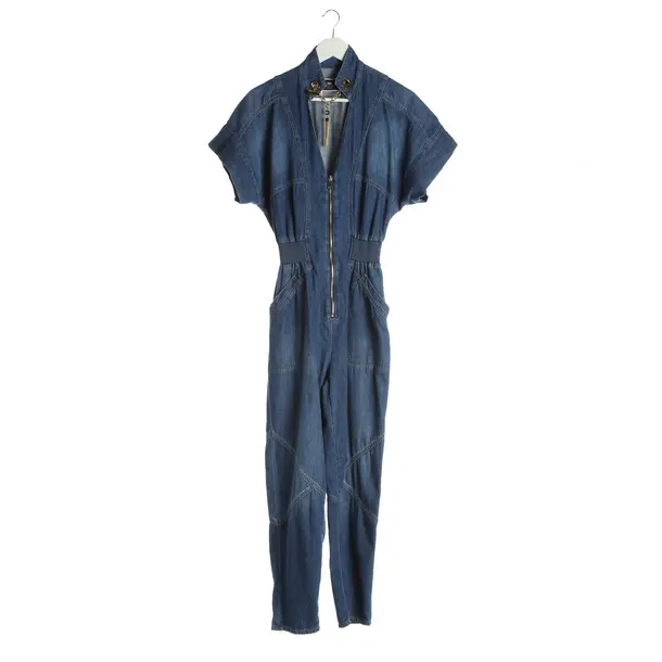 Tuta, in Blu, Cotone, Elisabetta Franchi