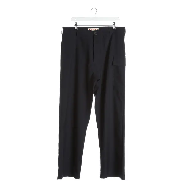 Hose, in Navy, Wolle, Marni