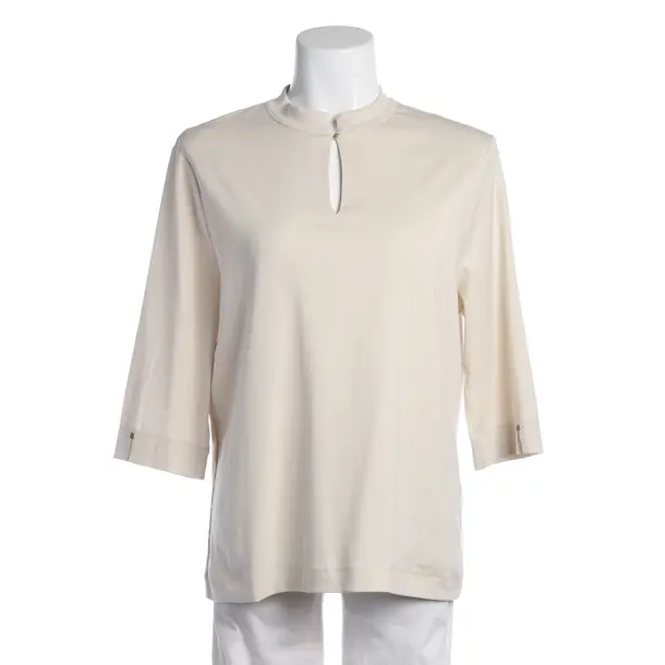 Long Sleeve Shirt, in Cream, Cotton, Marc Cain
