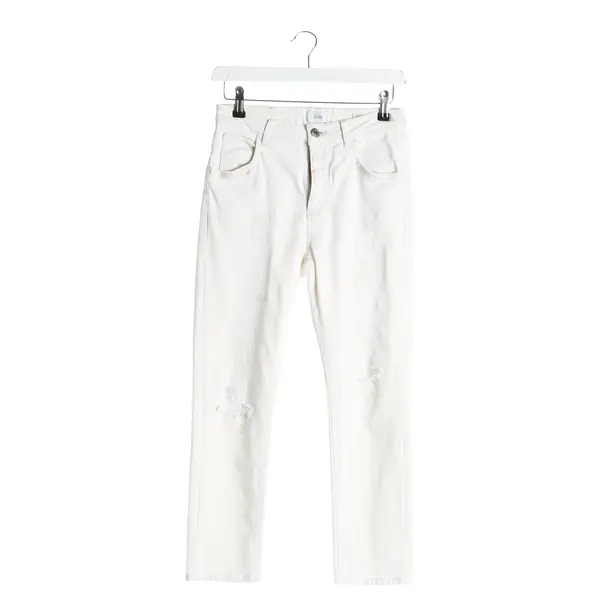 Jeans slim fit, in Beige, Cotone, Chiuso