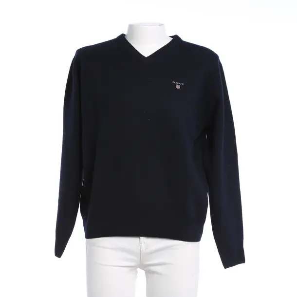 Jumper, in Navy, Wool, Gant