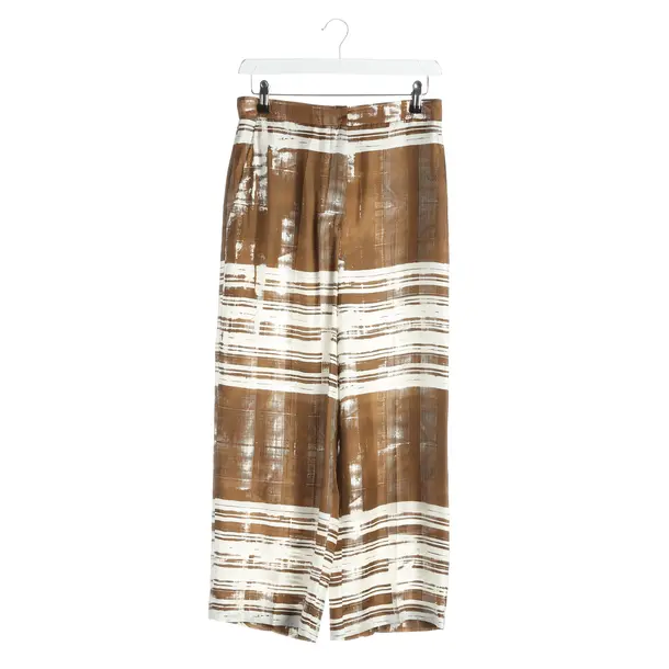 Hose, in Hellbraun, Seide, Max Mara