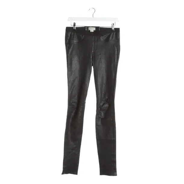Hose, in Schwarz, Leder, Helmut Lang