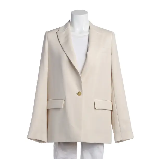 Blazer, in Cream, Polyester, Vince