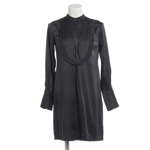 Kleid, in Dunkelgrau, Seide, FFC