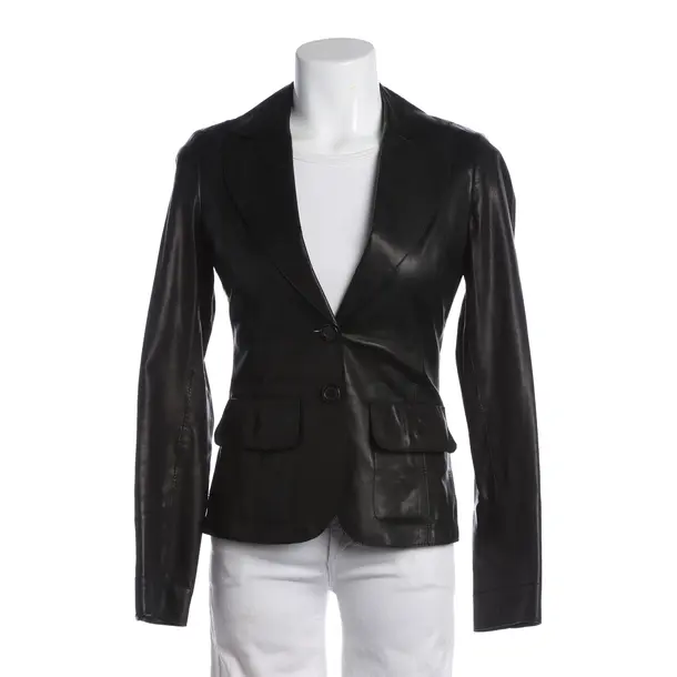 LeatherJacket, in Black, Leather, Hugo Boss Black Label