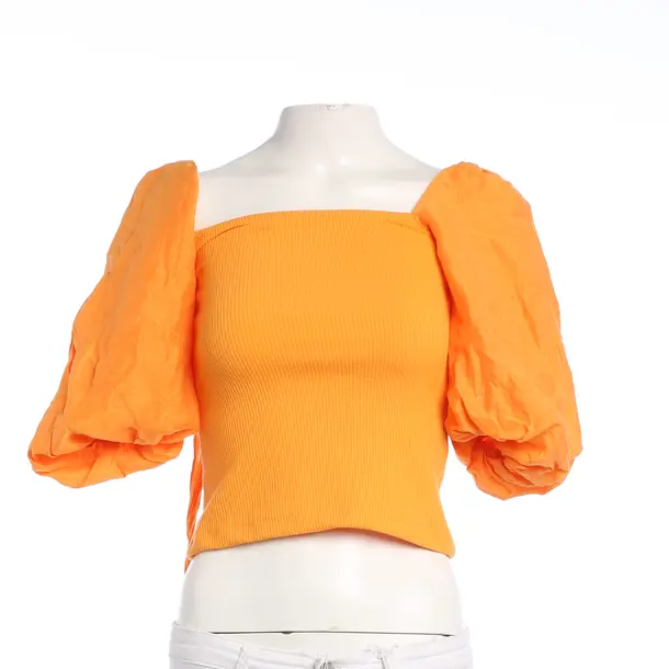 Shirt, in Neon Orange, Polyester, Sandro