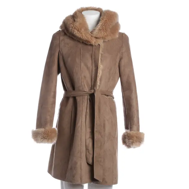 Wintermantel, in Hellbraun, Polyester, Marc Cain