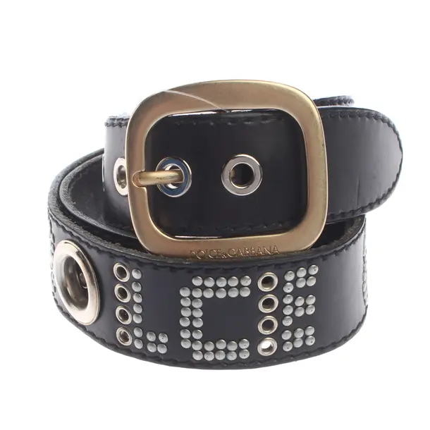 Cinture, in Nero, Pelle, Dolce e Gabbana