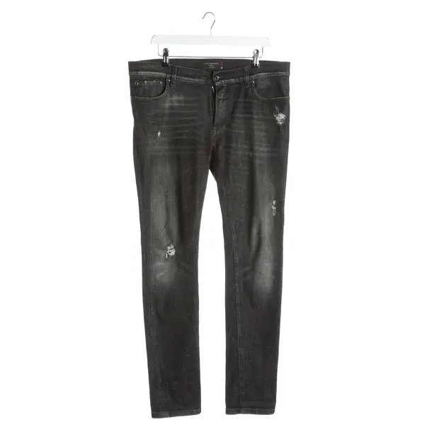 Jeans straight fit, in Nero, Cotone, Dolce e Gabbana