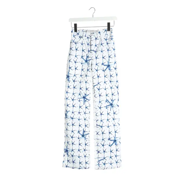 Pants, in White, Cotton, Versace Jeans Couture