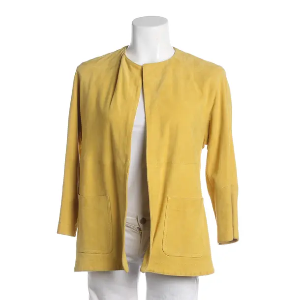 Lederjacke, in Gelb, Leder, Manzoni 24