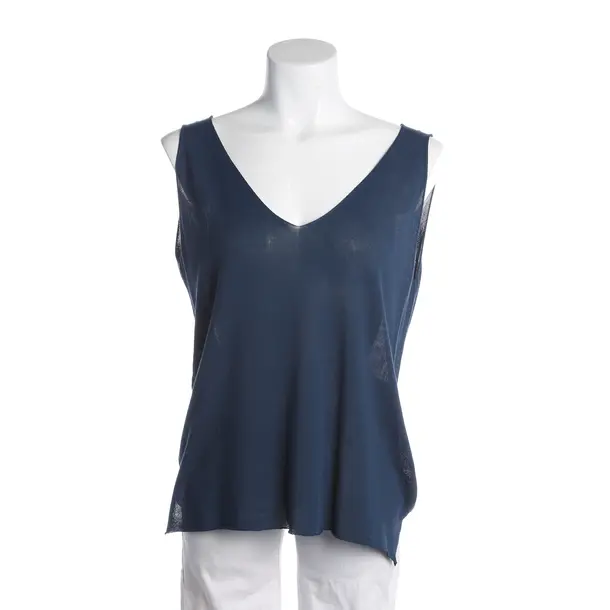 Top, in Blue, Viscose, Antonia Zander