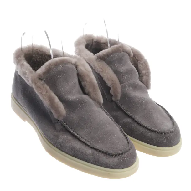 Stiefeletten, in Grau, Santoni