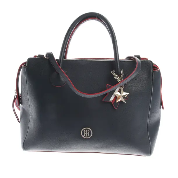 Handbag, in Navy, Leather, Tommy Hilfiger