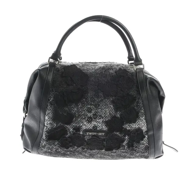 Handbag, in Black, Leather, Twin Set