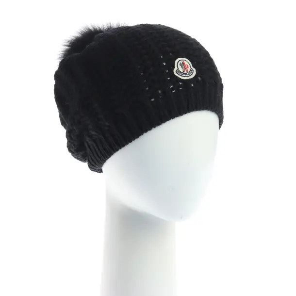 Beanie, in Black, Cotton, Moncler