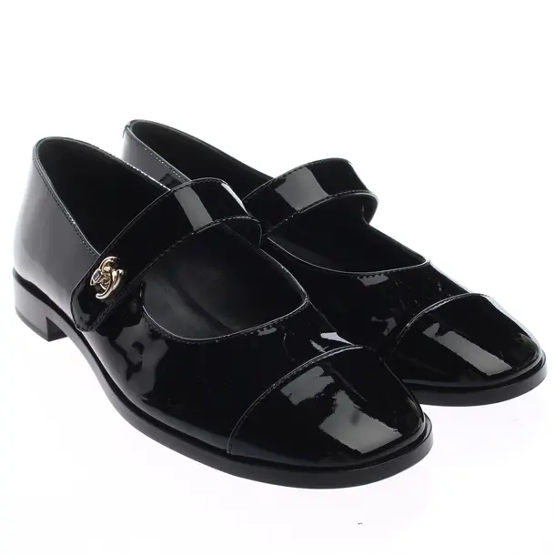 Ballet Flats, in Black, Chanel