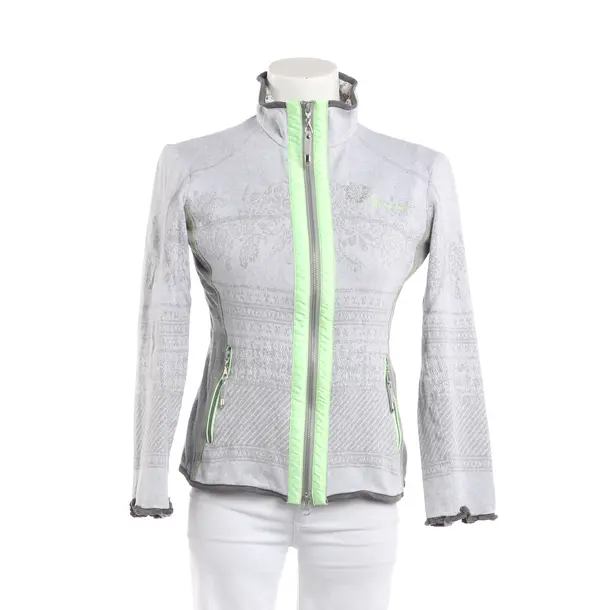 Zip-up Hoodie, in Gray, Cotton, Sportalm