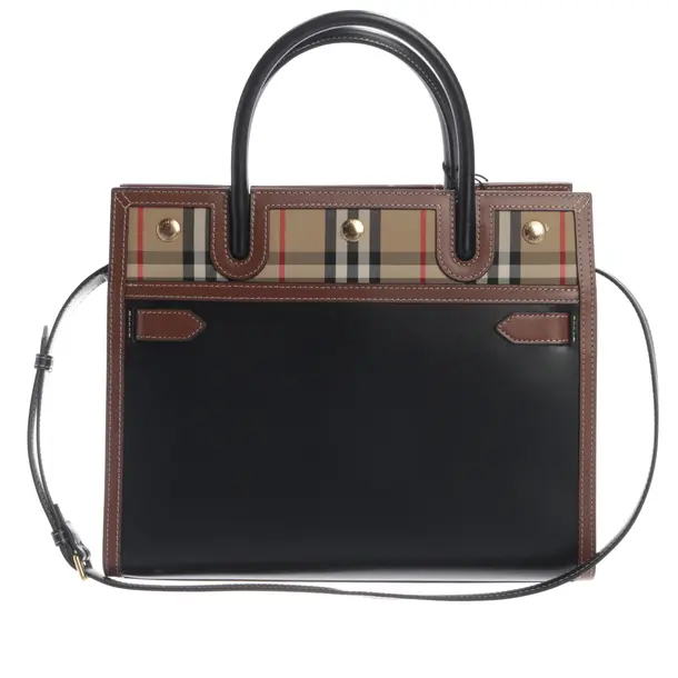 Handtasche, in Mehrfarbig, Leder, Burberry