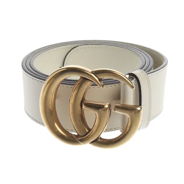 Gürtel, in Beige, Leder, Gucci