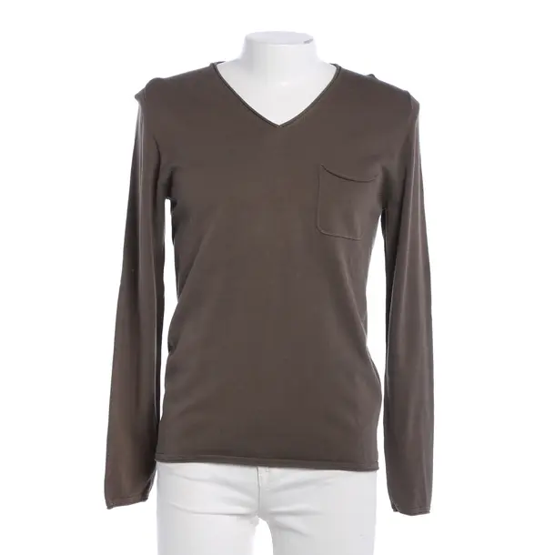 Pullover, in Dunkelgrün, Baumwolle, Drykorn