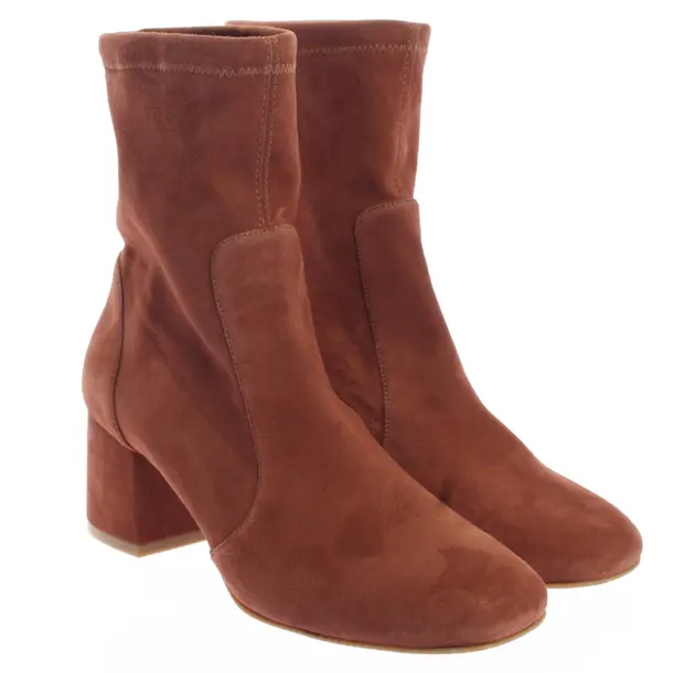 Ankle Boots, in Light Brown, Stuart Weitzman