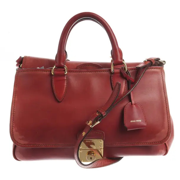 Borsetta, in Rosso, Pelle, Miu Miu