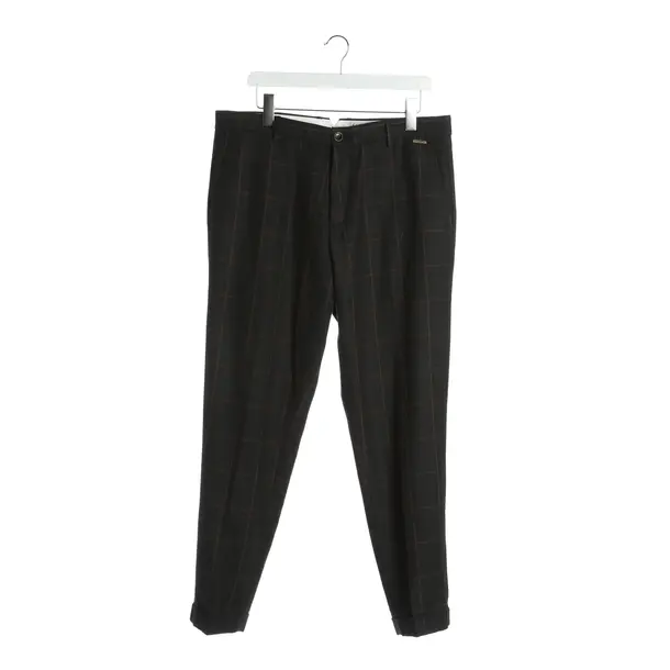 Pants, in Black, Wool, Luis Trenker