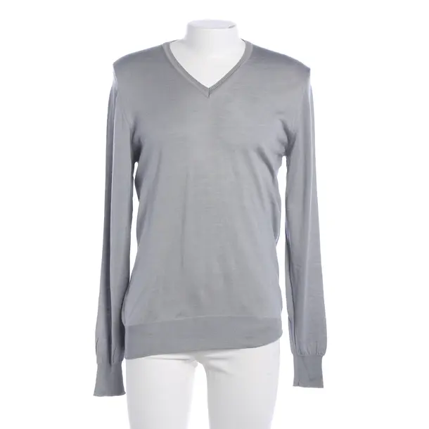 Jumper, in Light Gray, Cotton, Jil Sander