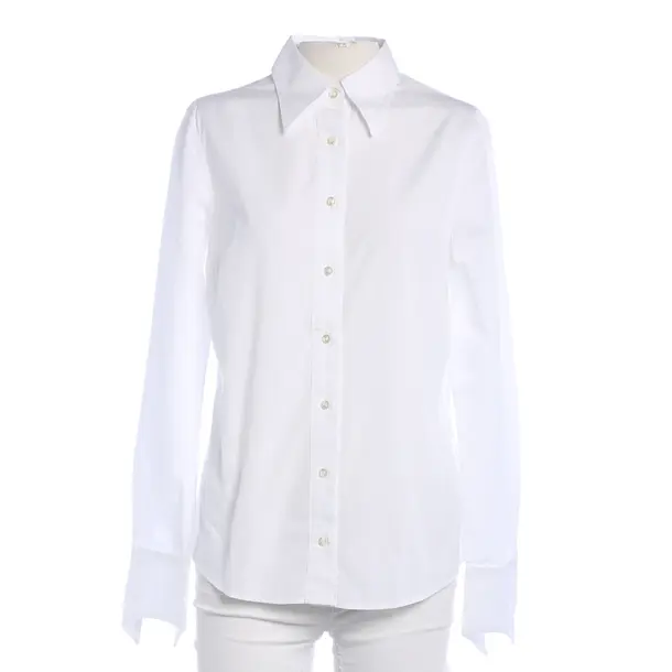 Blouse, in White, Cotton, Van Laack