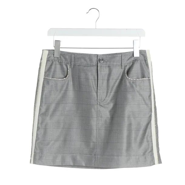 Rock, in Grau, Baumwolle, Ganni