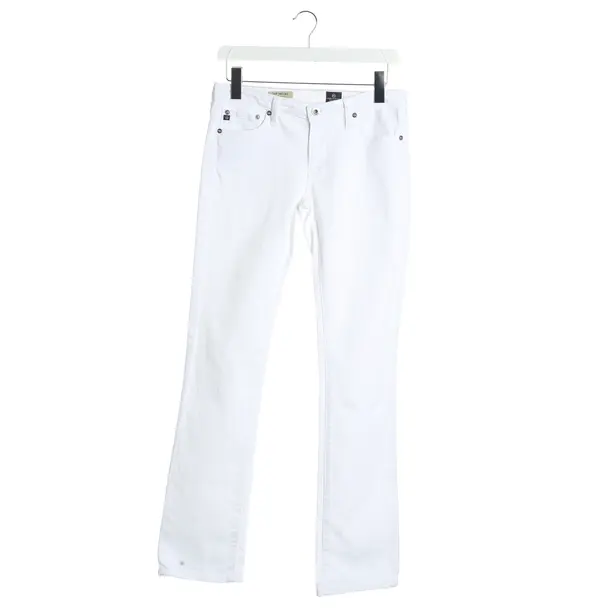 Slim Fit Jeans, in White, Cotton, Adriano Goldschmied