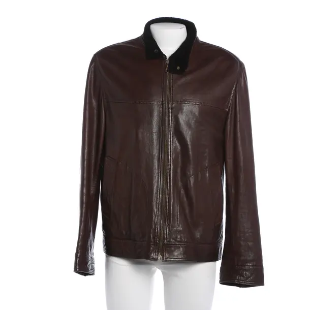 Lederjacke, in Braun, Leder, Dolce & Gabbana