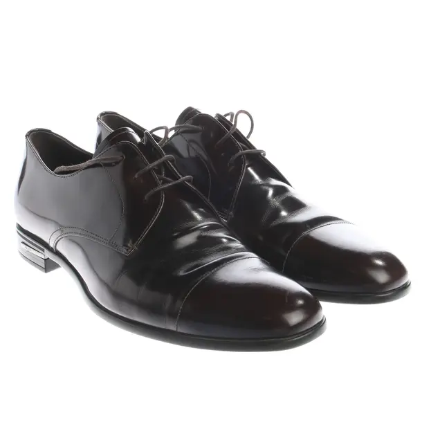 Lace Up Shoes, in Dark Brown, Prada