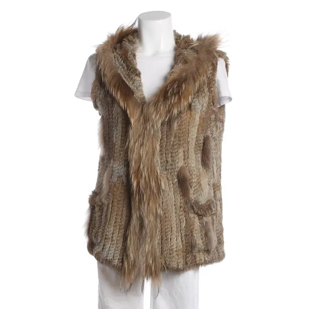 Fur Vest, in Multicolored, Fur, Rich & Royal