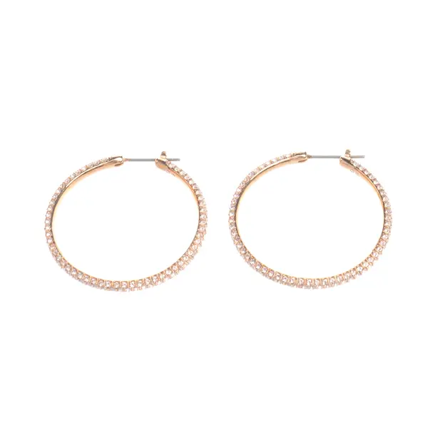 Ohrringe, in Gold, Metall (metallisch, metallisiert), Swarovski